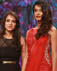 Designer Jyotsna Tiwari and Sarah Jane Dias