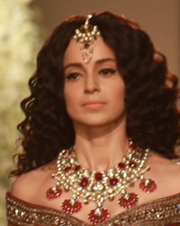 Kangana Ranaut walks the ramp for designer Manav Gangwani