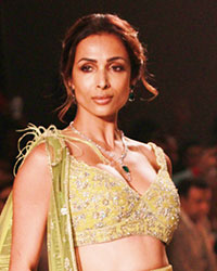 Malaika Arora walks the ramp for Fashion designer Sulakshana Monga