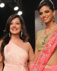 Amy Billimoria with Model