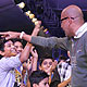 Designer Narendra Kumar with kids