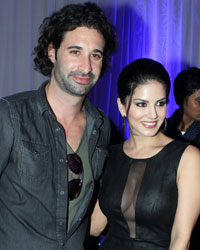 Daniel Weber and Sunny Leone at India Resortwear Fashion Week 2013