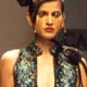 A model displays designer Falguni & Shane Peacock collections at LIFW, Mumbai