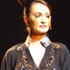 A model displays designer Falguni & Shane Peacock collections at LIFW, Mumbai