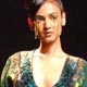 A model displays designer Falguni & Shane Peacock collections at LIFW, Mumbai