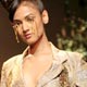 A model displays designer Falguni & Shane Peacock collections at LIFW, Mumbai