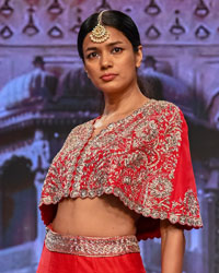 Jayanti Reddy's line of ensembles called 'Rouge' at Lakme Fashion Week 2020 Digital First Season Fluid Edition.