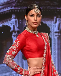 Jayanti Reddy's line of ensembles called 'Rouge' at Lakme Fashion Week 2020 Digital First Season Fluid Edition.