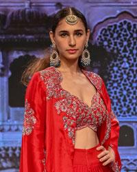 Jayanti Reddy's line of ensembles called 'Rouge' at Lakme Fashion Week 2020 Digital First Season Fluid Edition.