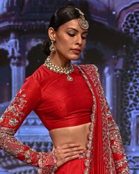 Jayanti Reddy's line of ensembles called 'Rouge' at Lakme Fashion Week 2020 Digital First Season Fluid Edition.