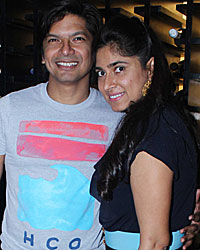 Shaan with his wife Radhika