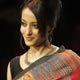 Raima Sen presents a creation of various local weavers during the Kolkata fashion week