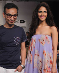 Fashion designer Sailex Ngairangbam and Vaani Kapoor