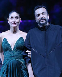 Kareena Kapoor with Fashion designer Amit Aggarwal