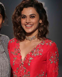 Fashion designer Divya Reddy and Taapsee Pannu