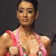 Model walks the ramp Sanchita at Lakme Fashion Week