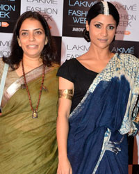 Sesigner Anavila Misra and Konkana Sen Sharma