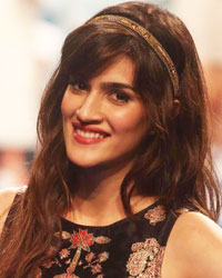 Fashion designer Ritu Kumar with Kriti Sanon