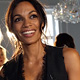 Rosario Dawson and Bianca Jagger attend the Julien MacDonald 2012 Spring/Summer collection show during London Fashion Week