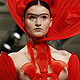 A model presents a creation at the Pam Hogg 2012 Autumn/Winter collection show during London Fashion Week