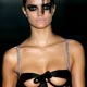 Models display lingerie outfits by Andres Sarda during the Pasarela Cibeles in Madrid