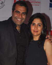 Shailendra Singh with his wife