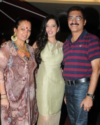 Amy Billimoria with Bharat and Dorris Godambe