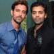 Hrithik Roshan and Karan Johar