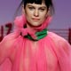 A model displays a creation by Agatha Ruiz De La Prada during her women Fall-Winter 2007/2008 Collections of Next Generation during Milan fashion week