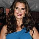 Brooke Shields poses at the Metropolitan Museum of Art Costume Institute Gala, The Model As Muse: Embodying Fashion in New York