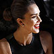 Jessica Alba watches the Michael Kors Fall/Winter 2012 collection show during New York Fashion Week