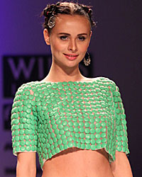 Niharika Pandey Show at Wills India Fashion Week Spring Summer 2015