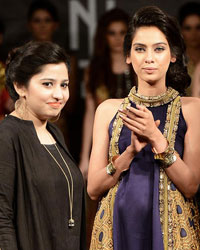 Lahore's Nishat Hotel collaborated with Nishat Linen for a fashion show revealing Eid Collection