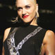 Gwen Stefani poses for photographers after her L.A.M.B. clothing show at Fashion Week in New York.