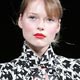 Model walks runway during Diane von Furstenberg show at New York Fashion Week