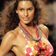 A model wears a creation from Totem's 2006 spring/summer collection during Fashion Rio Show in Rio de Janeiro.