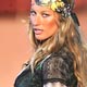 Gisele Bundchen wears a creation as part Cocci's 2005 Autumn/Winter collection at Rio Fashion week in Rio de Janeiro.