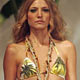 A model wears a creation from Lucy in the sky's 2006 spring summer collection during Fashion Rio Show in Rio de Janeiro.