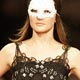 A model presents a creation from Victor Dzenk's 2006 spring/summer collection during Fashion Rio Show in Rio de Janeiro.