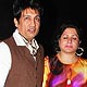 Shekhar Suman with wife