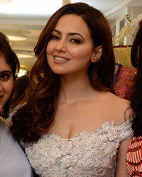 Fashion designer Amrin Bilakhia, Sana Khan and Fashion designer Dimple Mehta