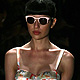 A model presents a creation from Alexandre Herchcovitch's Summer 2012 collection during Sao Paulo Fashion week in Sao Paulo