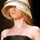 A model wears a creation from Osklen`s 2008 spring/summer collection during Sao Paulo Fashion Show