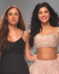 Designer Shela Khan and Shruti Haasan