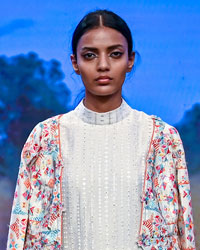 Designing duo, Sukriti and Aakriti unveiled their 'Neo-Phulkari' collection at Lakme Fashion Week 2020 Digital First Season Fluid Edition.