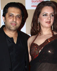 Farhan Furniturewala with his wife Laila Khan