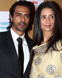 Arjun Rampal and Mehr Jessia