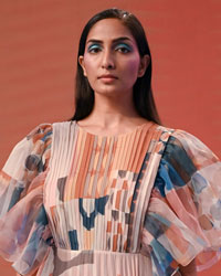 The 'Talisman' collection by Pankaj and Nidhi Ahuja presented by Reliance Industries Ltd.'s R-Elan at Lakme Fashion Week 2020 Digital First Season Fluid Edition