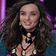 Miranda Kerr presents a creation during the Victoria's Secret Fashion Show in New York