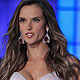 Alessandra Ambrosio presents a creation during the Victoria's Secret Fashion Show in New York